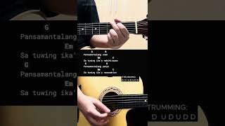 Pansamantala  Callalily  Easy Guitar Chords Tutorial For Beginners guitarlesson [upl. by Harifaz867]