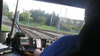 Sheffield Supertram Drivers Eye View Timelapse  Shalesmoor to Arbourthorne Road [upl. by Ayardna203]