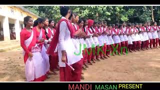 adibasi sanskritik anusthan  jhilimili high school 2022 new santali traditional video song [upl. by Irrej]