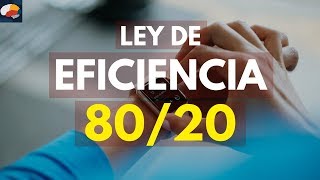 El secreto de las personas exitosas para ser más productivas  Regla 8020  Principio de Pareto [upl. by Asilec]