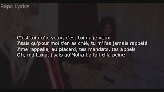 Moha La Squale  Luna PAROLESLYRICS [upl. by Hiro]