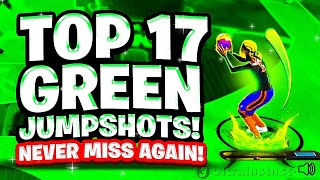 TOP 17 BIGGEST GREEN WINDOW JUMPSHOTS NBA 2K23 CURRENT GEN amp NEXT GEN BEST JUMPSHOT NBA2K23 [upl. by Bindman99]