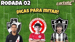 CARTOLA FC 2018  DICAS PARA MITAR NA RODADA 2  PONTUAR BEM E VALORIZAR [upl. by Acirrehs]