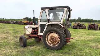 David Brown 885 Tractor Entered into Auction [upl. by Anitnahs]