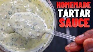 HOMEMADE TARTAR SAUCE RECIPE [upl. by Llerraf846]