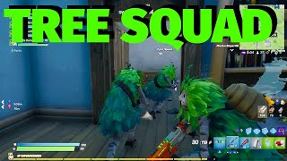 Fortnite TREE SQUAD VICTORY  Victory Royale  Bushranger  Fortnite Battle Royale Gameplay [upl. by Pacien]