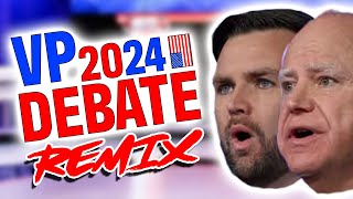 2024 VP Debate REMIX Walz vs Vance  The Remix Bros [upl. by Sylera204]