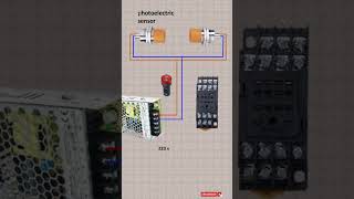 how to connect photoelectric sensor   photo electric sensor wiring  sensor Electricalgenius [upl. by Ruzich22]