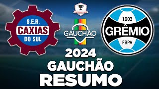 Na estreia de Soteldo Grêmio leva virada do Caxias e estreia com derrota no Gaúcho [upl. by Haliak]