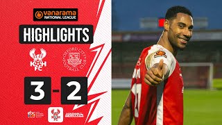 📺 HIGHLIGHTS  3 Feb 24  Harriers 32 Oxford City [upl. by Aelhsa]