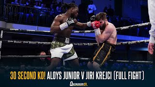 Aloys Junior STUNNING 30 second KO [upl. by Haldes88]