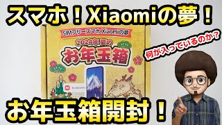 【お年玉箱 開封】SIMフリースマホ シャオミの夢！ Xiaomiスマホ ヨドバシカメラ 福袋 [upl. by Jeraldine532]