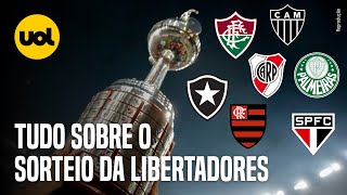 SORTEIO DA LIBERTADORES ONDE ASSISTIR AO VIVO DATA HORÁRIO POTES E REGRAS [upl. by Grim]