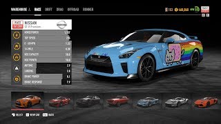 Need For Speed Payback  All Fully Upgraded LV399 Race Spec Stats w Perfect Chidori Speedcards [upl. by Inor]