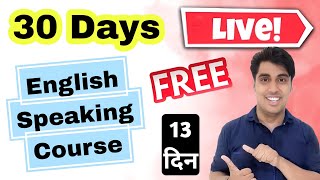 Day 13 Free Live English Speaking Course from Basic to Advance [upl. by Lramaj662]