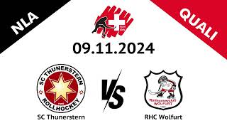 Highlights Rollhockey NLA  SC Thunerstern vs RHC Wolfurt [upl. by Aicilegna]