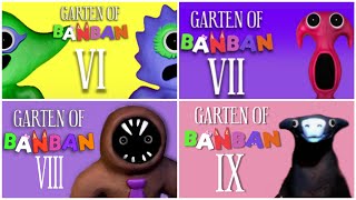 All Trailer Comparison Garten Of Banban Chapter 9 Vs Chapter 8 Vs Chapter 7 Vs Chaptar 6 [upl. by Rosenzweig]