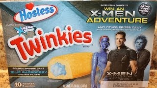 Twinkies Blue Raspberry Food Review [upl. by Alben]