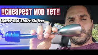 From Clunky to Snappy Improving the BMW E36 Shifting Game with the Driftshop Short Shifter [upl. by Aciria]