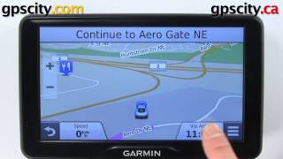 Garmin nuvi 2797LMT Customizing Map Screen Data Fields with GPS City [upl. by Eniamraj]