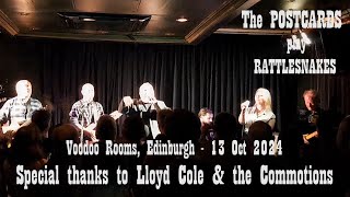 The Postcards – Are You Ready To Be Heartbroken  Lloyd Cole Rattlesnakes 40th Edinburgh Oct 24 [upl. by Orling177]