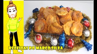 filhoses fritos de Natal receita de Portugal passo a passo [upl. by Yecies]