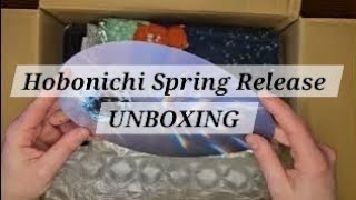 HOBONICHI UNBOXING  Spring Release [upl. by Nozicka]