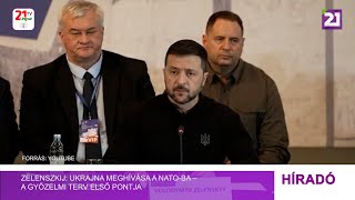 Zelenszkij Ukrajna meghívása a NATOba – a győzelmi terv első pontja [upl. by Henning]