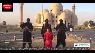 ISIL releases footage of beheading Kurdish victim [upl. by Nimajnab993]