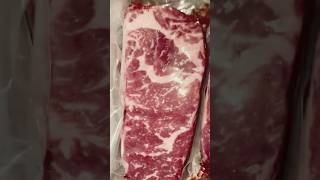 USDA prime New York strips Can I get an amenjesusshortsshortsteakyoutubeshortsyoutubemeat [upl. by Sumahs]