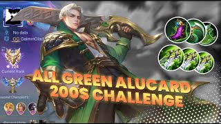 ALUCARD GREEN BUILD IN MYTHIC IMMORTAL [upl. by Ardnuassac]