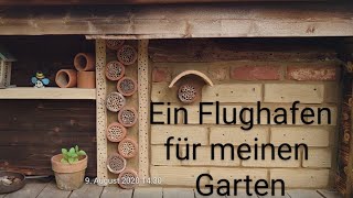 Ein Flughafen für meinen Garten Insektenhotel richtig bauen [upl. by Llerrud]