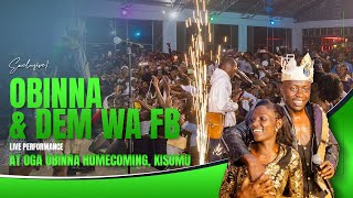 OGA OBINNA amp DAME WA FACEBOOK FULL PERFORMANCE AT OBINAS HOMECOMING [upl. by Brinkema70]