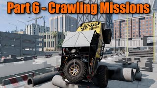 BeamNGdrive Update 031 Career  Part 6  Crawling Missions [upl. by Linnette644]