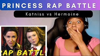 KATNISS vs HERMIONE Princess Rap Battle Molly C Quinn amp Whitney Avalon Reaction [upl. by Arda]