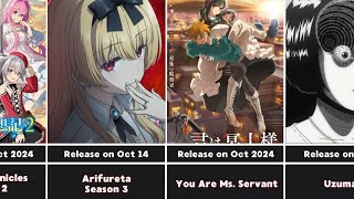 All Upcoming Anime of Fall 2024 [upl. by Carlota]