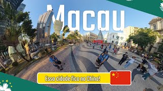 MACAU CHINA  30 lugares para conhecer e português é língua oficial  4K [upl. by Anelehs]