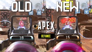 All Weapons Before vs After  Apex Legends Season 12 Defiance [upl. by Haram309]