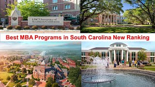 BEST MBA PROGRAMS IN SOUTH CAROLINA NEW RANKING [upl. by Anne-Corinne784]