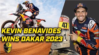 Dakar 2023 motorcycles highlights  Kevin Benavides wins [upl. by Alpers]