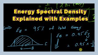 Signal Energy amp Energy Spectral Density Explained with Examples [upl. by Atinehs37]