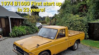 1974 Mazda B1600  first time running in 24 years [upl. by Agarhs]