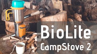 Easy Camping Flatbread Using the Biolite Campstove 2  Plus Biolite KettlePot amp CoffeePress [upl. by Annette]