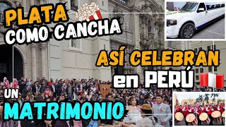 Así CELEBRAN en Perú un MATRIMONIO con mucho DINERO 💰 2024 [upl. by Junia]