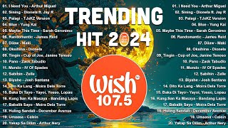 Best Of Wish 1075 Songs Playlist WITH LYRICS Hot Hits Philipinese OPM Trending 2024 Blue Palagi [upl. by Mendel863]