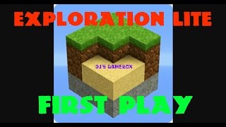 Exploration Lite by Andrzej Chomiak first play review  Minecraft clone [upl. by Airret861]