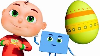 Five Little Babies Opening Surprise Eggs  Learn Shapes For Children  Zool Babies Fun Songs [upl. by Hahcim801]