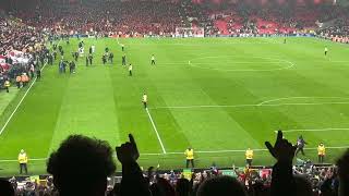 Liverpool fans sing for Xabi Alonso as he exits Anfield ❤️ [upl. by Bricker80]