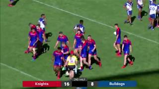 2019 Harold Matthews Grand Final Newcastle Knights v Canterbury Bulldogs Second Half [upl. by Chester]