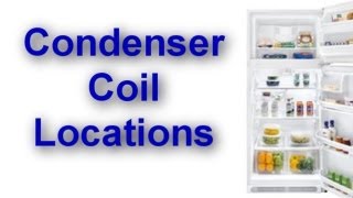 Condenser Coil Location on your Refrigerator [upl. by Emelia895]